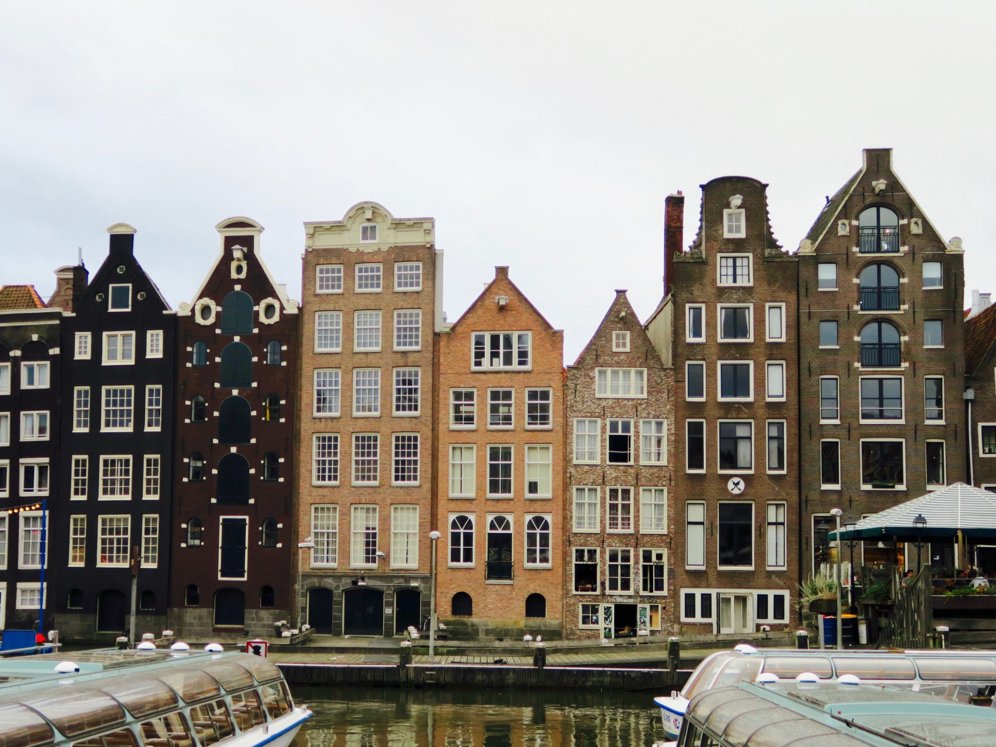Dutch houses in Amsterdam